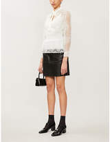 Thumbnail for your product : Maje Lani frilled-collar floral lace top