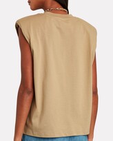 Thumbnail for your product : LES COYOTES DE PARIS Devon Padded Shoulder T-Shirt
