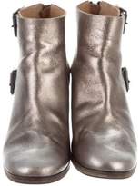 Thumbnail for your product : Marsèll Metallic Leather Ankle Boots