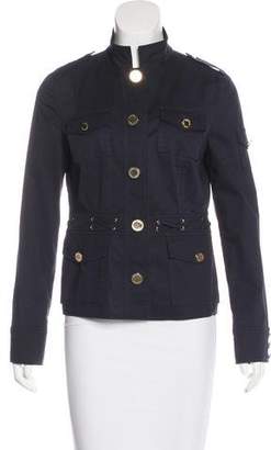 Tory Burch Long Sleeve Button-Up Jacket