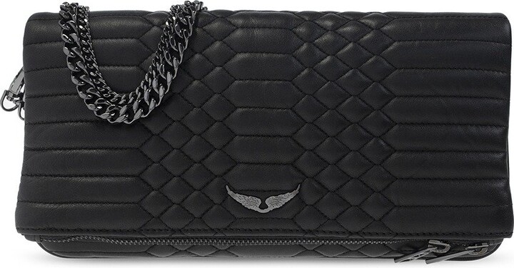 Zadig & Voltaire Rock Quilted Clutch Bag - ShopStyle