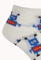 Thumbnail for your product : Forever 21 Robot Ankle Socks