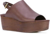Thumbnail for your product : See by Chloe See By Chloé stacked wedge sandals