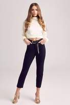 Thumbnail for your product : boohoo High Waist Roll Hem Mom Jeans