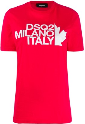 DSQUARED2 logo print t-shirt