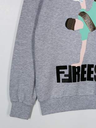 Fendi Kids TEEN Freestyle sweatshirt