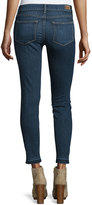 Thumbnail for your product : Paige Verdugo Distressed Cropped Jeans, Blue