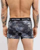 Thumbnail for your product : Jack and Jones 3 Pack Trunks In Jungle Print
