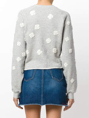 Chloé terry loop daisy sweatshirt