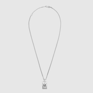 Gucci Ghost Pendant Necklace In Silver