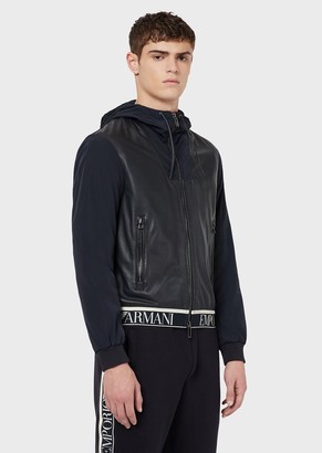armani lambskin leather jacket