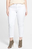 Thumbnail for your product : Eileen Fisher Boyfriend Jeans (White) (Plus Size)