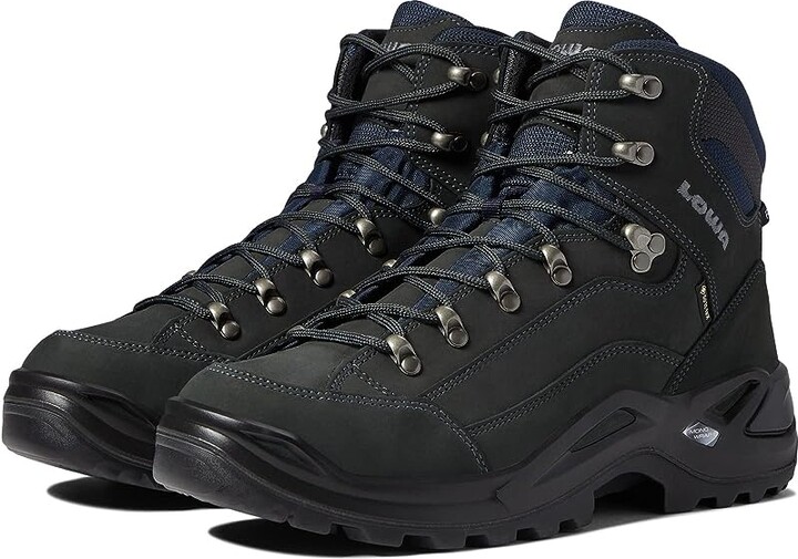 Lowa Renegade GTX Mid WXL Wide (Dark Grey) Men's Shoes - ShopStyle Boots