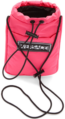 Versace Pink Small Logo Neck Pouch