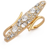 Thumbnail for your product : Rachel Zoe Pave Pod Double Finger Ring