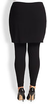 Thumbnail for your product : Eileen Fisher Eileen Fisher, Sizes 14-24 Jersey Skirted Leggings