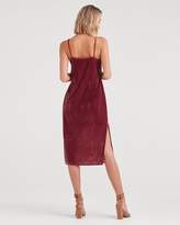 Thumbnail for your product : 7 For All Mankind Velvet Slip Dress in Antique Pink