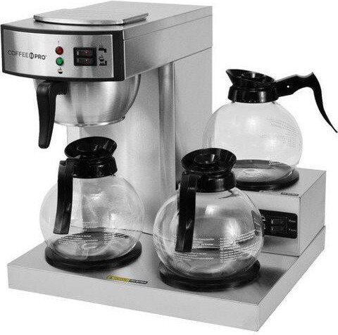 CoffeePro Coffee Pro CPRLG 3-Burner Commercial Brewer Coffee Maker