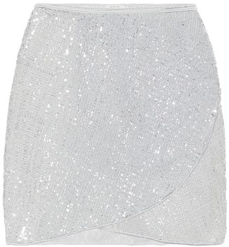 Oseree Exclusive to Mytheresa Marilyn sequined miniskirt