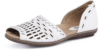 Earth Shore White Sandals Womens Shoes Casual Sandals-flat Sandals