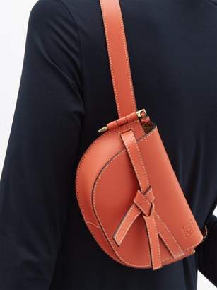 Loewe Gate Mini Leather Belt Bag - Womens - Orange
