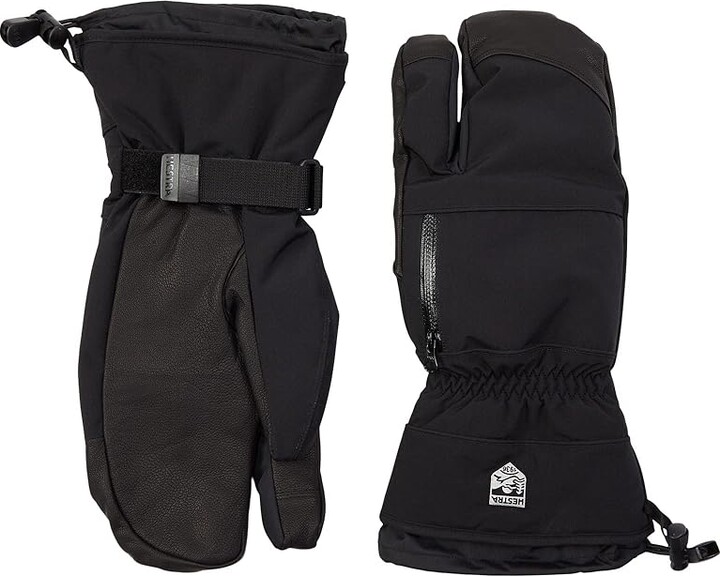 Hestra CZone Pointer 3 Finger (Black) Extreme Cold Weather Gloves