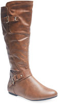 Thumbnail for your product : Wet Seal Stitched & Studded Tall Boots