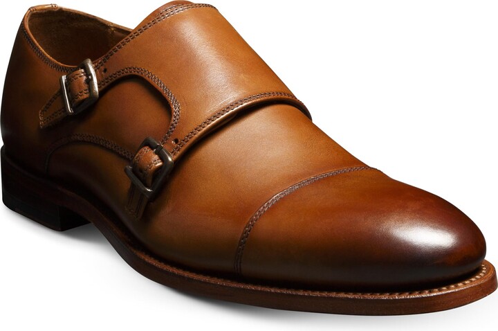 Allen Edmonds Mens Pierce Monk Strap Oxford Oxford Black Leather 11 D