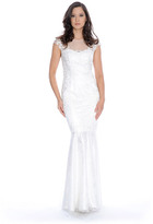 Thumbnail for your product : Decode 1.8 Illusion Lace Gown 183113