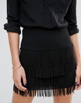 Thumbnail for your product : Sisley Fringed Skirt