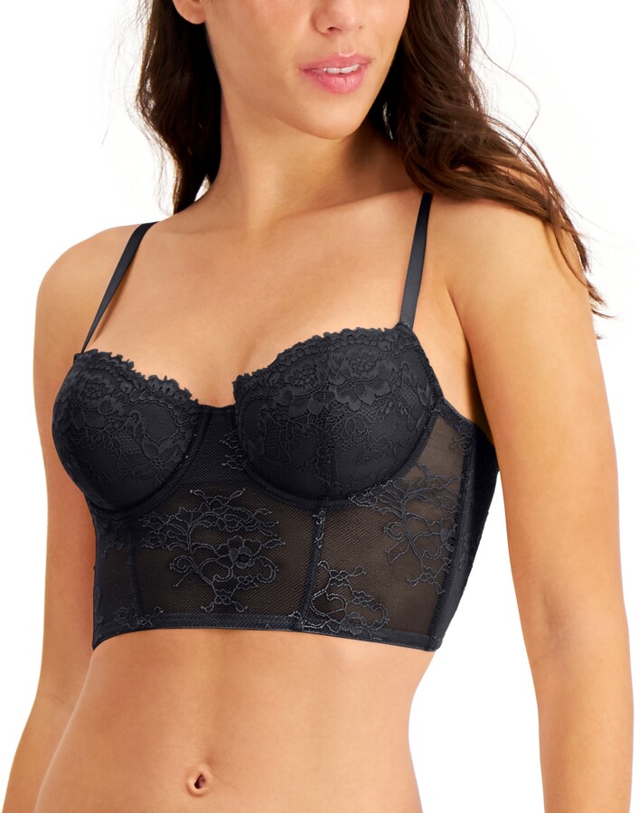 INC International Concepts Women's Lace Bustier Lingerie, Created for Macy's  - ShopStyle