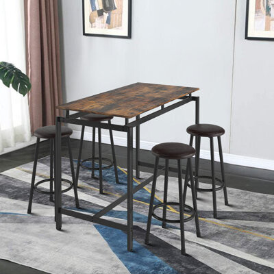 17 Stories 4 - Person Counter Height Dining Set