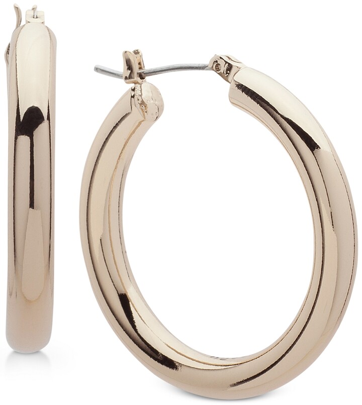 DKNY 1 1/5" Thick Hoop Earrings, Created for Macy's - ShopStyle