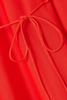 Thumbnail for your product : Victoria Beckham Open-back Knitted Maxi Dress - Red