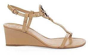 Tory Burch Women's Miller Leather Wedge Sandals