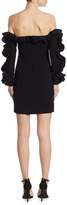 Thumbnail for your product : Cinq à Sept Rosemarie Ruffled Off-The-Shoulder Mini Dress
