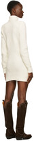Thumbnail for your product : Wandering Off-White Padded Shoulder Turtleneck Dress