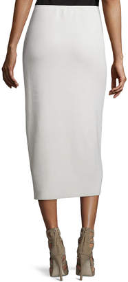 Eileen Fisher Washable Silk/Cotton Midi Pencil Skirt, Petite