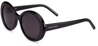 Saint Laurent New Wave 56MM Round Sunglasses