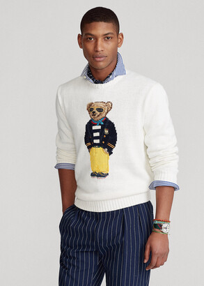men's polo bear sweater