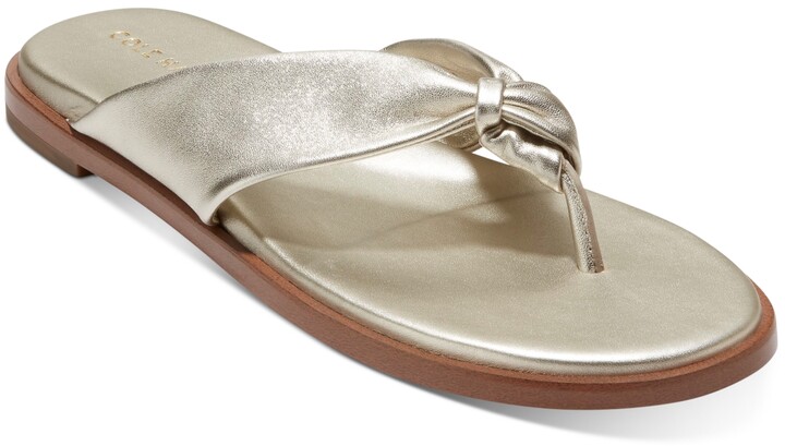 Cole Haan Gold Women's Sandals | Shop the world's largest 