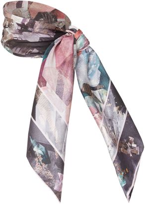 Ted Baker Mirrored minerals square scarf