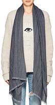 Thumbnail for your product : Barneys New York Women's Striped Cashmere Scarf - Navy
