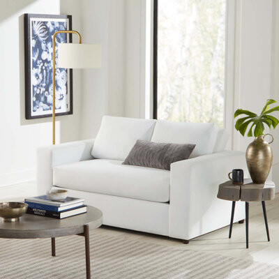 Modway Avendale Loveseat - Made in the USA With Bench Seat Cushion