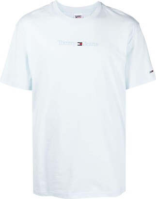 Tommy Jeans logo-embroidered cotton-jersey T-shirt