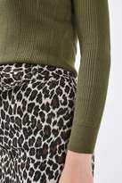 Thumbnail for your product : Topshop Pointelle stitch rib crop top