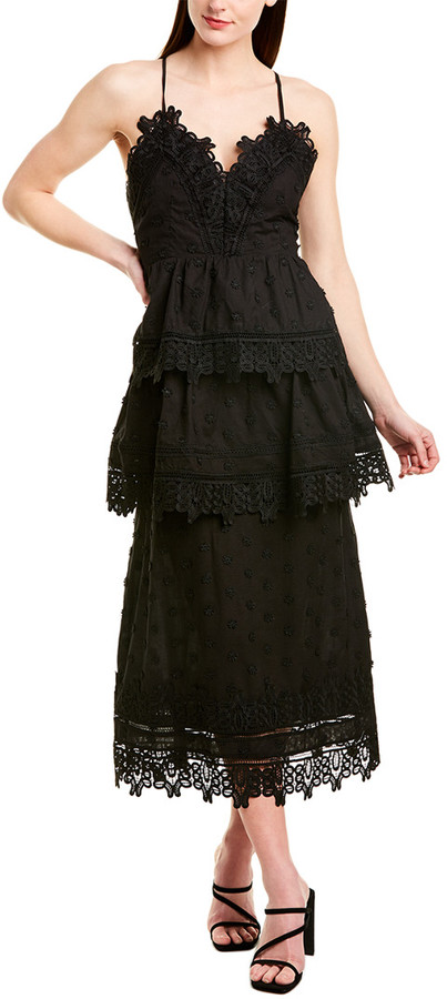 endless rose tiered maxi dress