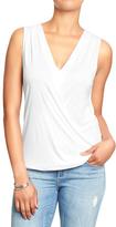 Thumbnail for your product : Old Navy Women's Sleeveless Cross-Front Tops