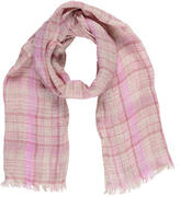 Thumbnail for your product : Brunello Cucinelli Patterned Linen Scarf