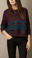 Thumbnail for your product : Burberry Collegiate Wool Blend Sweater